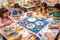 Passover Chatzos Clock Cardstock Cutouts 3" – 20 Pack Pesach Time Learning Craft Decorations & Jewish Holiday Classroom Activities